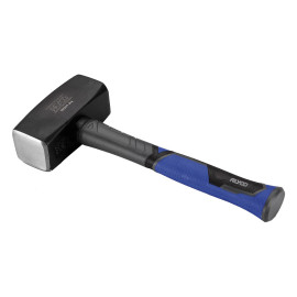 MASSE CARRÉE M/MANCHE EN FIBRE DE VERRE 1,5KG